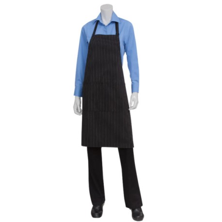 Pinstripe Bib Apron