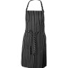 Chalk Stripe Bib Apron